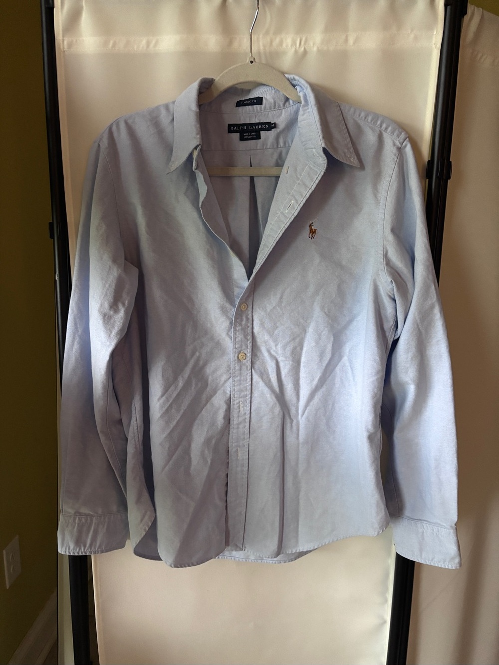Ralph Lauren Light Blue Men’s Button-Down Oxford Shirt